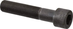 Made in USA - 1/2-20 UNF Hex Socket Drive, Socket Cap Screw - Alloy Steel, Black Oxide Finish, Partially Threaded, 2-1/2" Length Under Head - Eagle Tool & Supply