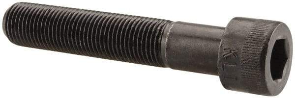 Made in USA - 1/2-20 UNF Hex Socket Drive, Socket Cap Screw - Alloy Steel, Black Oxide Finish, Partially Threaded, 2-3/4" Length Under Head - Eagle Tool & Supply