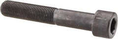 Made in USA - 1/2-20 UNF Hex Socket Drive, Socket Cap Screw - Alloy Steel, Black Oxide Finish, Partially Threaded, 3" Length Under Head - Eagle Tool & Supply