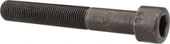Made in USA - 1/2-20 UNF Hex Socket Drive, Socket Cap Screw - Alloy Steel, Black Oxide Finish, Partially Threaded, 3-1/2" Length Under Head - Eagle Tool & Supply