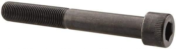Made in USA - 1/2-20 UNF Hex Socket Drive, Socket Cap Screw - Alloy Steel, Black Oxide Finish, Partially Threaded, 3-3/4" Length Under Head - Eagle Tool & Supply