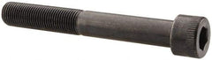 Made in USA - 1/2-20 UNF Hex Socket Drive, Socket Cap Screw - Alloy Steel, Black Oxide Finish, Partially Threaded, 3-3/4" Length Under Head - Eagle Tool & Supply