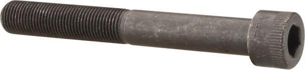 Made in USA - 1/2-20 UNF Hex Socket Drive, Socket Cap Screw - Alloy Steel, Black Oxide Finish, Partially Threaded, 4" Length Under Head - Eagle Tool & Supply