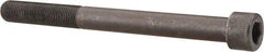 Made in USA - 1/2-20 UNF Hex Socket Drive, Socket Cap Screw - Alloy Steel, Black Oxide Finish, Partially Threaded, 5-1/2" Length Under Head - Eagle Tool & Supply