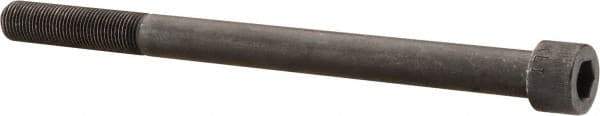 Made in USA - 1/2-20 UNF Hex Socket Drive, Socket Cap Screw - Alloy Steel, Black Oxide Finish, Partially Threaded, 7" Length Under Head - Eagle Tool & Supply