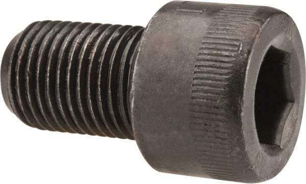 Made in USA - 1/2-20 UNF Hex Socket Drive, Socket Cap Screw - Alloy Steel, Black Oxide Finish, Fully Threaded, 3/4" Length Under Head - Eagle Tool & Supply