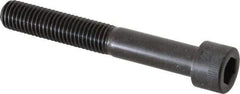 Made in USA - 5/8-11 UNC Hex Socket Drive, Socket Cap Screw - Alloy Steel, Black Oxide Finish, Partially Threaded, 4-1/2" Length Under Head - Eagle Tool & Supply
