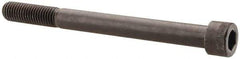 Made in USA - 5/8-11 UNC Hex Socket Drive, Socket Cap Screw - Alloy Steel, Black Oxide Finish, Partially Threaded, 7" Length Under Head - Eagle Tool & Supply