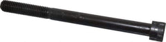Made in USA - 5/8-11 UNC Hex Socket Drive, Socket Cap Screw - Alloy Steel, Black Oxide Finish, Partially Threaded, 7-1/2" Length Under Head - Eagle Tool & Supply