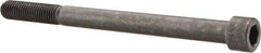 Made in USA - 5/8-11 UNC Hex Socket Drive, Socket Cap Screw - Alloy Steel, Black Oxide Finish, Partially Threaded, 8" Length Under Head - Eagle Tool & Supply