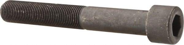 Made in USA - 5/8-18 UNF Hex Socket Drive, Socket Cap Screw - Alloy Steel, Black Oxide Finish, Partially Threaded, 4-1/2" Length Under Head - Eagle Tool & Supply