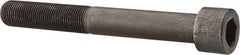 Made in USA - 5/8-18 UNF Hex Socket Drive, Socket Cap Screw - Alloy Steel, Black Oxide Finish, Partially Threaded, 5" Length Under Head - Eagle Tool & Supply
