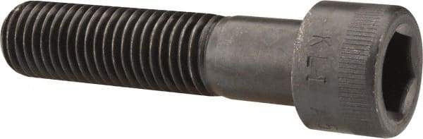 Made in USA - 3/4-10 UNC Hex Socket Drive, Socket Cap Screw - Alloy Steel, Black Oxide Finish, Partially Threaded, 3-1/4" Length Under Head - Eagle Tool & Supply
