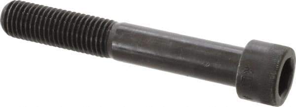 Made in USA - 3/4-10 UNC Hex Socket Drive, Socket Cap Screw - Alloy Steel, Black Oxide Finish, Partially Threaded, 5" Length Under Head - Eagle Tool & Supply