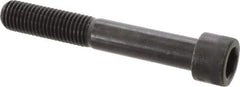 Made in USA - 3/4-10 UNC Hex Socket Drive, Socket Cap Screw - Alloy Steel, Black Oxide Finish, Partially Threaded, 5" Length Under Head - Eagle Tool & Supply