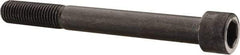 Made in USA - 3/4-10 UNC Hex Socket Drive, Socket Cap Screw - Alloy Steel, Black Oxide Finish, Partially Threaded, 7" Length Under Head - Eagle Tool & Supply