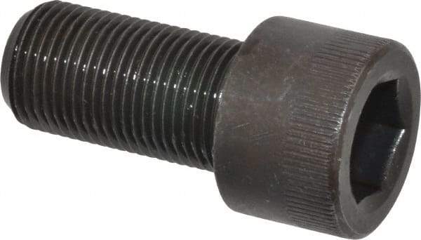 Made in USA - 3/4-16 UNF Hex Socket Drive, Socket Cap Screw - Alloy Steel, Black Oxide Finish, Fully Threaded, 1-1/2" Length Under Head - Eagle Tool & Supply