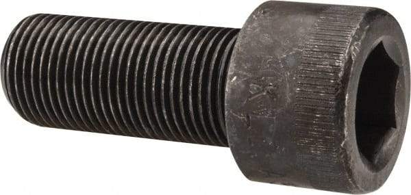 Made in USA - 3/4-16 UNF Hex Socket Drive, Socket Cap Screw - Alloy Steel, Black Oxide Finish, Fully Threaded, 1-3/4" Length Under Head - Eagle Tool & Supply