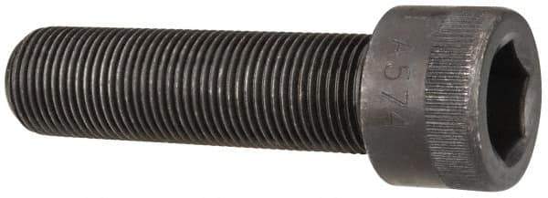 Made in USA - 3/4-16 UNF Hex Socket Drive, Socket Cap Screw - Alloy Steel, Black Oxide Finish, Fully Threaded, 2-3/4" Length Under Head - Eagle Tool & Supply