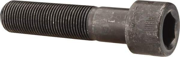 Made in USA - 3/4-16 UNF Hex Socket Drive, Socket Cap Screw - Alloy Steel, Black Oxide Finish, Partially Threaded, 3-1/4" Length Under Head - Eagle Tool & Supply