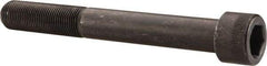 Made in USA - 3/4-16 UNF Hex Socket Drive, Socket Cap Screw - Alloy Steel, Black Oxide Finish, Partially Threaded, 6" Length Under Head - Eagle Tool & Supply
