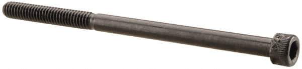 Made in USA - #8-32 UNC Hex Socket Drive, Socket Cap Screw - Alloy Steel, Black Oxide Finish, Partially Threaded, 2-3/4" Length Under Head - Eagle Tool & Supply