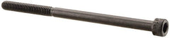 Made in USA - #8-32 UNC Hex Socket Drive, Socket Cap Screw - Alloy Steel, Black Oxide Finish, Partially Threaded, 2-3/4" Length Under Head - Eagle Tool & Supply