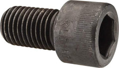 Made in USA - 7/8-9 UNC Hex Socket Drive, Socket Cap Screw - Alloy Steel, Black Oxide Finish, Fully Threaded, 1-1/2" Length Under Head - Eagle Tool & Supply