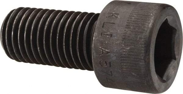 Made in USA - 7/8-9 UNC Hex Socket Drive, Socket Cap Screw - Alloy Steel, Black Oxide Finish, Fully Threaded, 1-3/4" Length Under Head - Eagle Tool & Supply