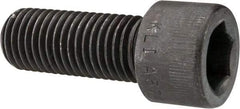 Made in USA - 7/8-9 UNC Hex Socket Drive, Socket Cap Screw - Alloy Steel, Black Oxide Finish, Fully Threaded, 2-1/4" Length Under Head - Eagle Tool & Supply