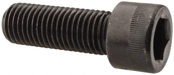 Made in USA - 7/8-9 UNC Hex Socket Drive, Socket Cap Screw - Alloy Steel, Black Oxide Finish, Fully Threaded, 2-1/2" Length Under Head - Eagle Tool & Supply