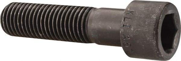 Made in USA - 7/8-9 UNC Hex Socket Drive, Socket Cap Screw - Alloy Steel, Black Oxide Finish, Partially Threaded, 3-1/2" Length Under Head - Eagle Tool & Supply