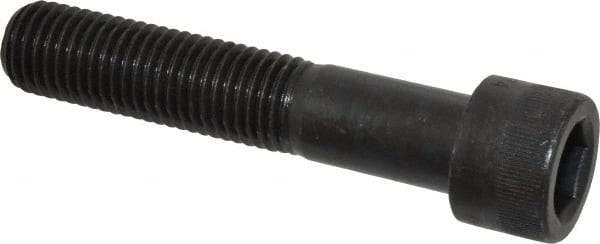 Made in USA - 7/8-9 UNC Hex Socket Drive, Socket Cap Screw - Alloy Steel, Black Oxide Finish, Partially Threaded, 4-1/2" Length Under Head - Eagle Tool & Supply