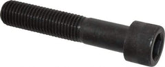 Made in USA - 7/8-9 UNC Hex Socket Drive, Socket Cap Screw - Alloy Steel, Black Oxide Finish, Partially Threaded, 4-1/2" Length Under Head - Eagle Tool & Supply