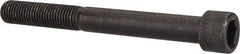 Made in USA - 7/8-9 UNC Hex Socket Drive, Socket Cap Screw - Alloy Steel, Black Oxide Finish, Partially Threaded, 8" Length Under Head - Eagle Tool & Supply