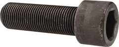 Made in USA - 7/8-14 UNF Hex Socket Drive, Socket Cap Screw - Alloy Steel, Black Oxide Finish, Fully Threaded, 2-3/4" Length Under Head - Eagle Tool & Supply