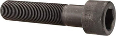 Made in USA - 7/8-14 UNF Hex Socket Drive, Socket Cap Screw - Alloy Steel, Black Oxide Finish, Partially Threaded, 4" Length Under Head - Eagle Tool & Supply