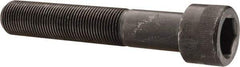 Made in USA - 7/8-14 UNF Hex Socket Drive, Socket Cap Screw - Alloy Steel, Black Oxide Finish, Partially Threaded, 5" Length Under Head - Eagle Tool & Supply