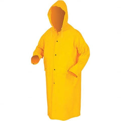 MCR Safety - Size 4XL Yellow Rain Coat - Eagle Tool & Supply