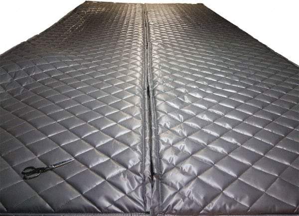 Singer Safety - 6' Long x 48" Wide, Fiberglass Panel - ASTM E-84 Specification, Metallic Gray - Eagle Tool & Supply