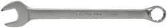 Paramount - 25mm 12 Point Combination Wrench - 13-11/32" OAL, Chrome Vanadium Steel, Satin Finish - Eagle Tool & Supply