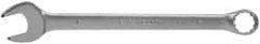 Paramount - 1" 12 Point Combination Wrench - 13-1/2" OAL, Chrome Vanadium Steel, Satin Finish - Eagle Tool & Supply