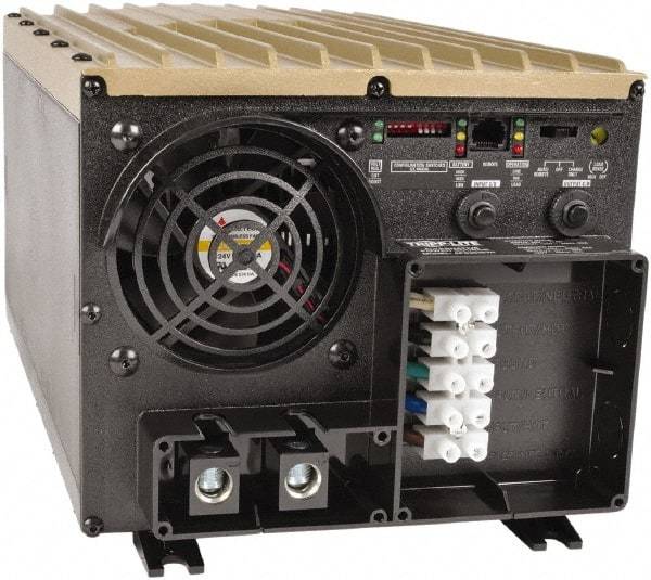 Tripp-Lite - Hardwire Connection, 36 VDC Input, 120 VAC Output, 6,000 Peak Wattage, Surface Mount Power Inverter - 8-1/2" Wide x 7-1/4" Deep x 7-1/4" High, 3,600 Watt Continuous Output Power, Fan Cooled - Eagle Tool & Supply