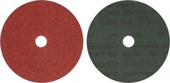 3M - 7" Diam 7/8" Hole 36 Grit Fiber Disc - Very Coarse Grade, Ceramic, 8,600 Max RPM, Series 987C - Eagle Tool & Supply