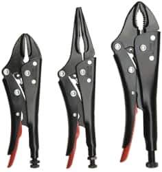 Proto - 3 Piece Locking Plier Set - Comes in Pouch - Eagle Tool & Supply