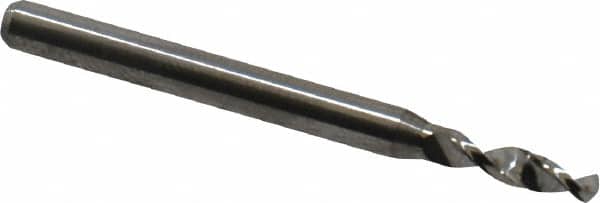SGS - #42, 130° Drill Point, 1/8" Shank Diam, Regular Spiral Circuit Board Drill Bit - Eagle Tool & Supply