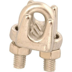 Campbell - Wire Rope Hardware & Accessories Type: Wire Rope Clip For Rope Diameter: 1/8 (Inch) - Eagle Tool & Supply