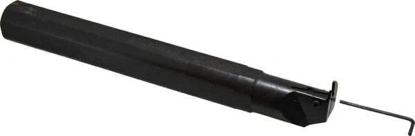 Seco - A..-CGGR, Right Hand, 0.44" Max Depth of Cut, Indexable Grooving Tool Holder - LC..1603.. Insert Compatibility, 12" OAL, Through Coolant - Eagle Tool & Supply