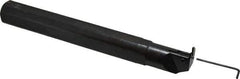 Seco - A..-CGGR, Right Hand, 0.44" Max Depth of Cut, Indexable Grooving Tool Holder - LC..1603.. Insert Compatibility, 12" OAL, Through Coolant - Eagle Tool & Supply