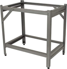 Value Collection - 36" Long x 24" Wide x 36" High, Steel Stationary Inspection Surface Plate Stand - Gray, For Use with MHC Surface Plates - Eagle Tool & Supply